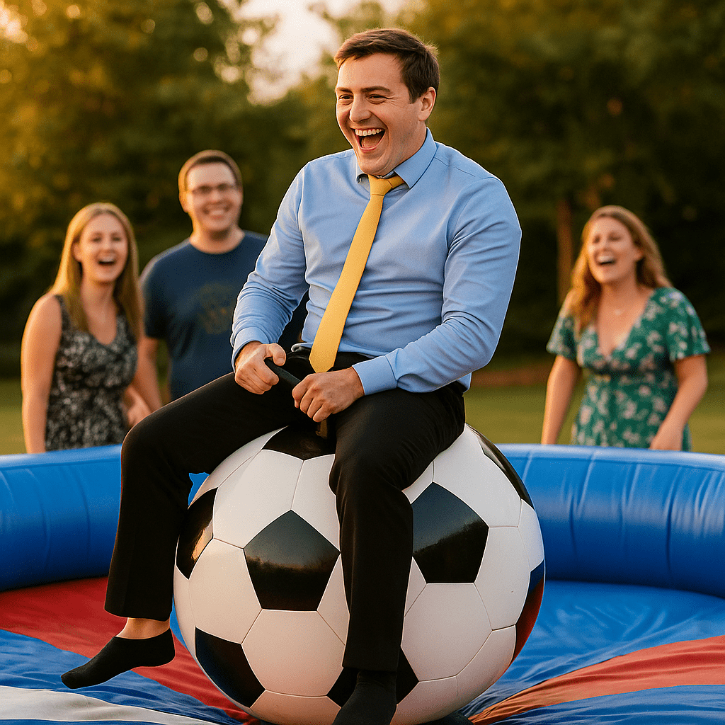 Football Rides Football Rodeo Hire | Sports-Themed Rodeo Ride Norfolk & Suffolk
